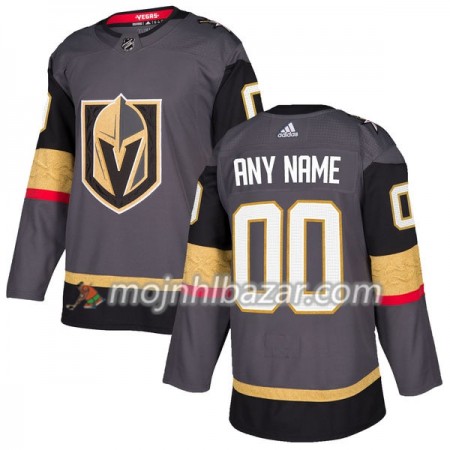 Dresovi Vegas Golden Knights Custom Adidas 2017-2018 Siva Authentic - Muške